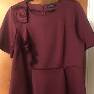 Eloquii peplum blouse